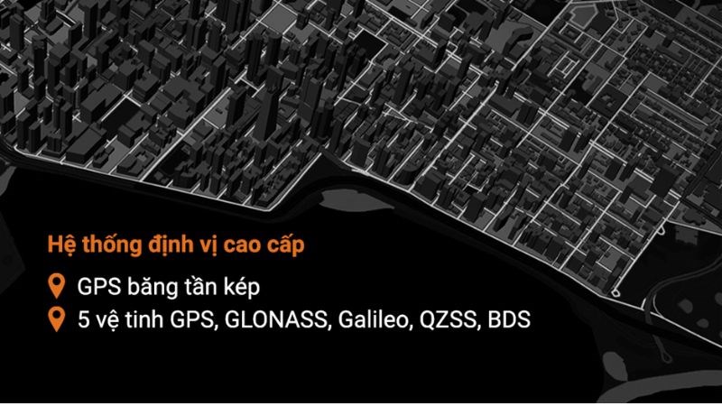 Hệ thống định vị cao cấp trợ gi&uacute;p người d&ugrave;ng về nghiệp vụ thể thao chuy&ecirc;n biệt.