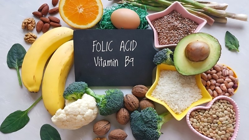 Một số thực phẩm giàu axit folic cũng có thể giúp cải thiện sức khỏe của niêm mạc tử cung