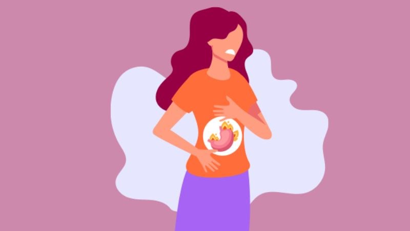 Nóng rát dạ dày là cảm giác khó chịu, nóng rát tại vùng thượng vị