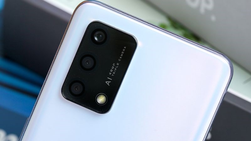 Camera Oppo A95 4G trang bị 1 thiết lập hệ thống 3 camera 48MP