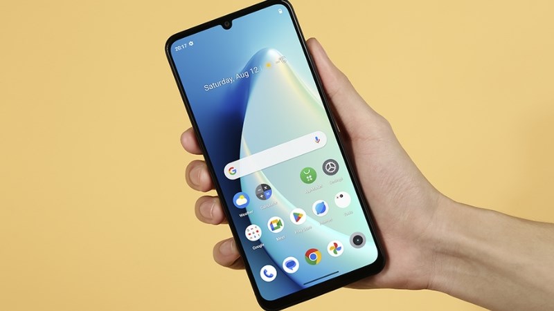 realmi C51 được trang bị m&agrave;n h&igrave;nh IPS LCD c&oacute; k&iacute;ch thước 6.74 inch