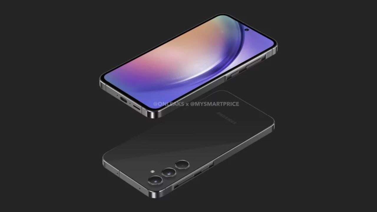 Hình ảnh render được cho là của Galaxy A55 Hình ảnh render được cho là của Galaxy A55