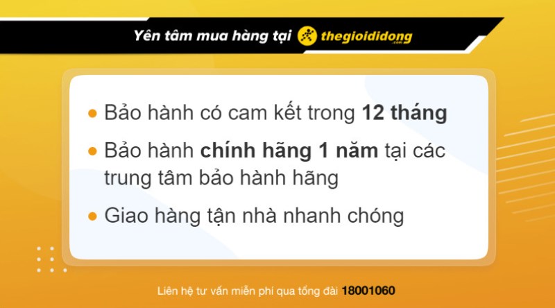 Ch&iacute;nh s&aacute;ch bảo h&agrave;nh tại Thế Giới Di Động