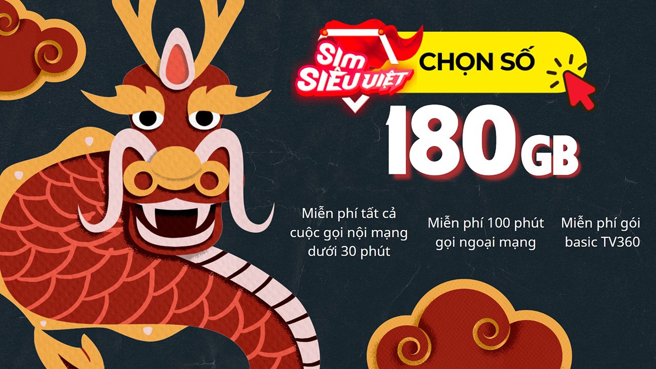 Với chiếc SIM này, có ngay 6GB data mỗi ngày, miễn phí gọi nội mạng...