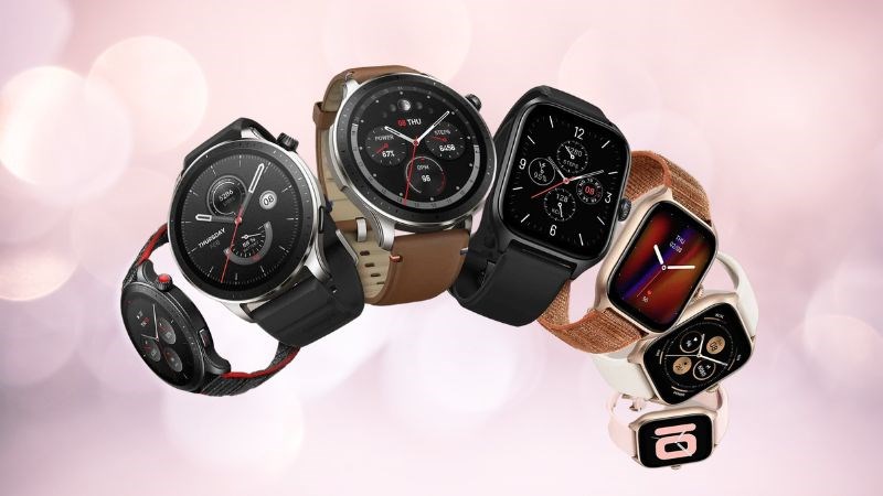 Thiết kế bắt mắt trên đồng hồ Amazfit Thiết kế bắt mắt trên đồng hồ Amazfit