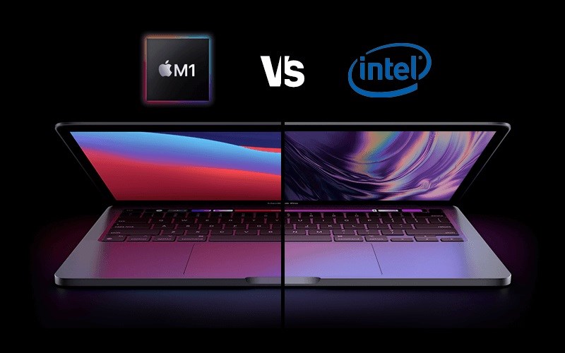 Hiệu năng MacBook Pro M1 v&agrave; MacBook Pro chip Intel 2020