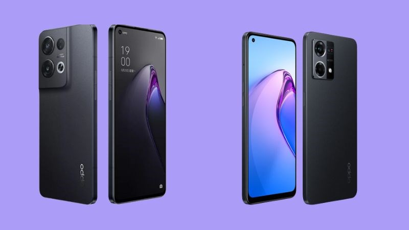 Thiết kế OPPO Reno8 5G v&agrave; 4G