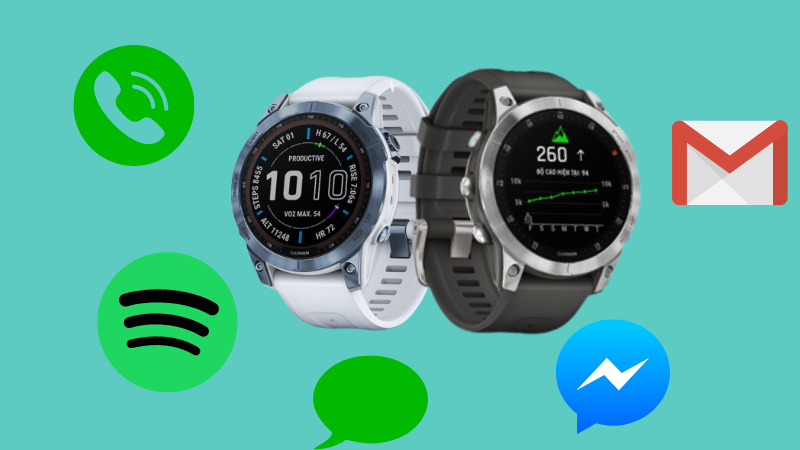 C&aacute;c t&iacute;nh năng th&ocirc;ng minh của Garmin Epix 2 v&agrave; Fenix 7