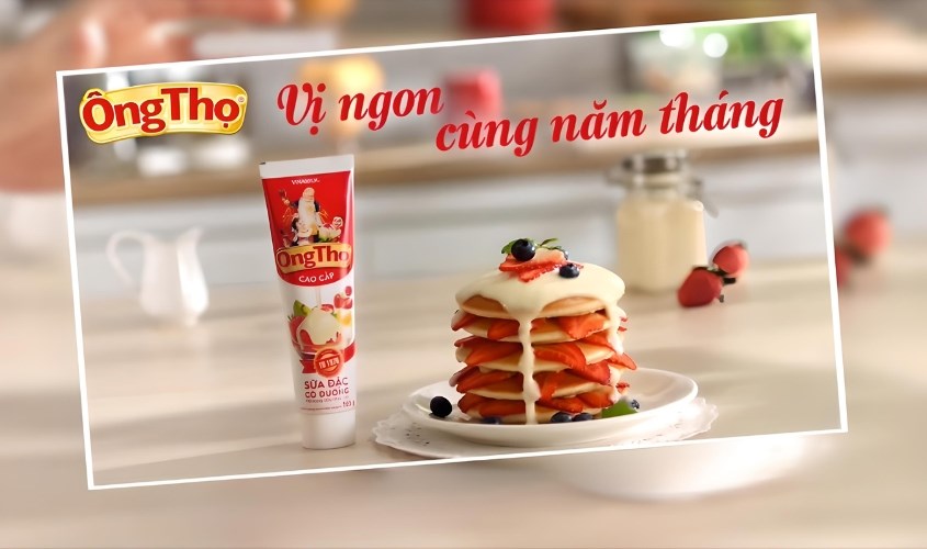 Sữa đặc Vinamilk Ông Thọ đỏ tuýp 165g