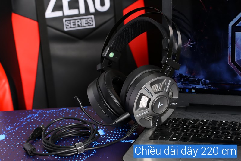 Tai nghe c&oacute; thiết kế m&agrave;u đen lịch l&atilde;m, kết cấu chắc chắn