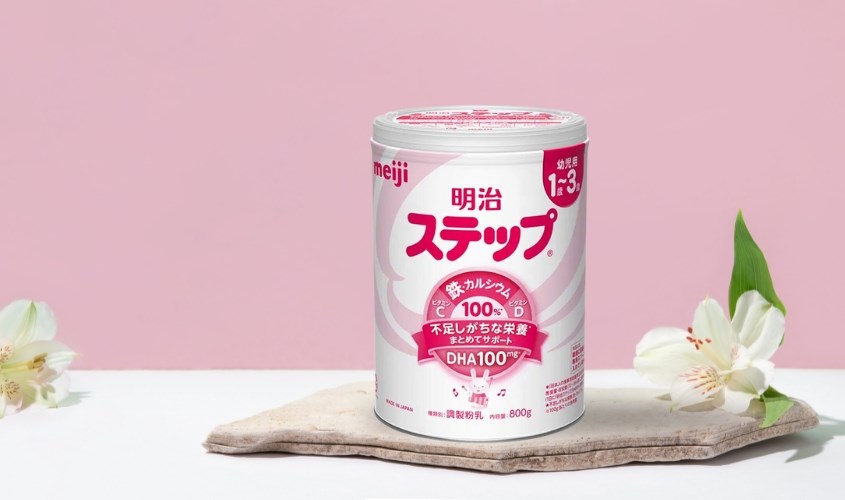 Sữa bột nội địa Nhật Meiji Step Milk không muỗng 800g (1 - 3 tuổi) Sữa bột nội địa Nhật Meiji Step Milk không muỗng 800g (1 - 3 tuổi)