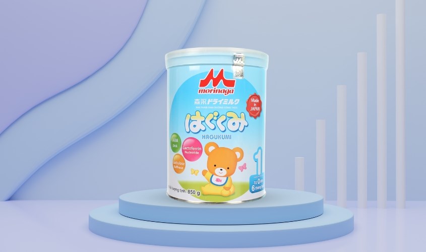 Sữa bột Morinaga Hagukumi số 1 850g (0 - 6 tháng) Sữa bột Morinaga Hagukumi số 1 850g (0 - 6 tháng)