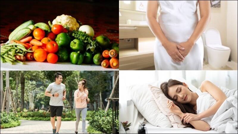 Thay đổi lối sống, thói quen ăn uống giúp khắc phục tình trạng trễ kinh