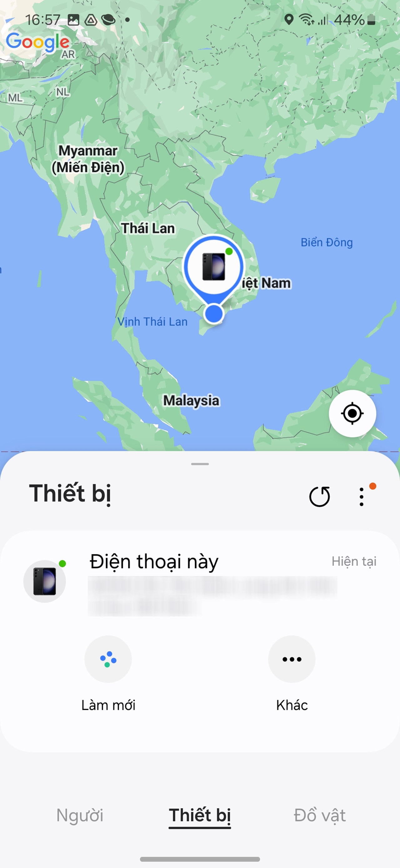 Người dùng có thể định vị được thiết bị của mình trong Samsung Find Người dùng có thể định vị được thiết bị của mình trong Samsung Find