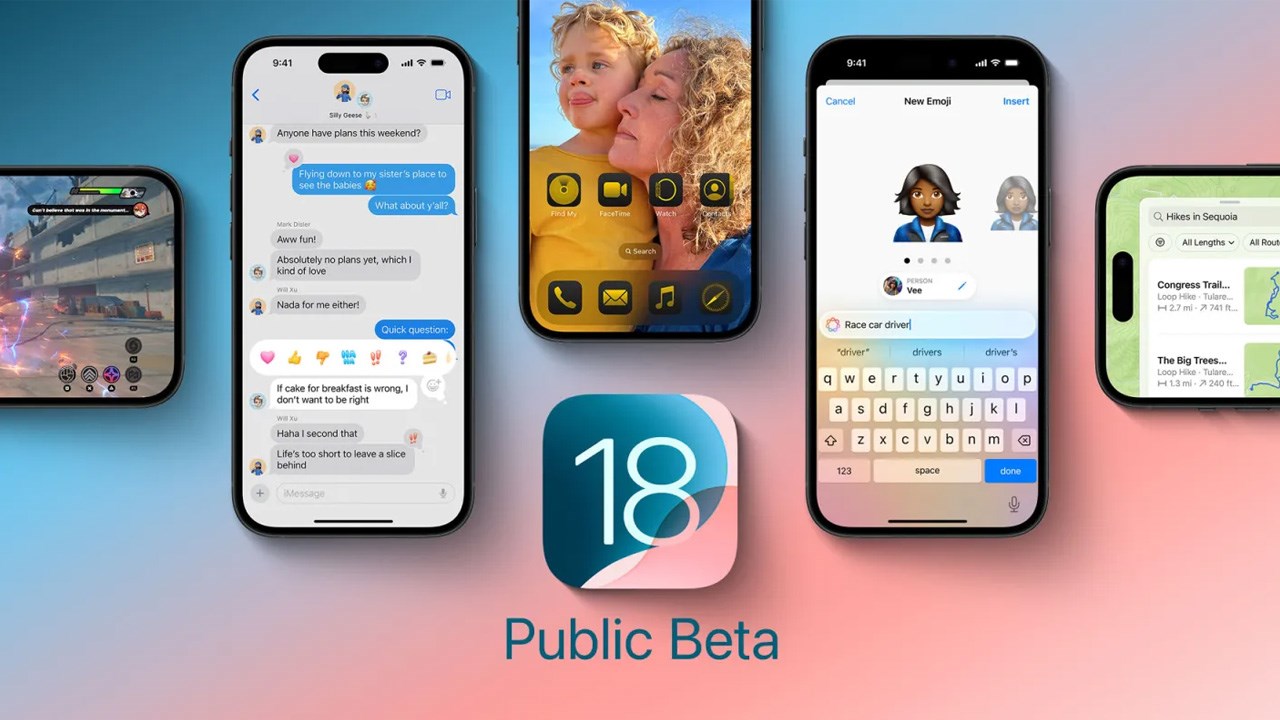 Apple chính thức phát hành bản cập nhật iOS và iPadOS 18 Public Beta