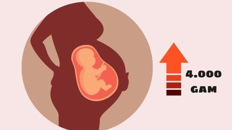 Tiểu đường thai kỳ có thể gây thai to và ảnh hưởng đến quá trình sinh nở