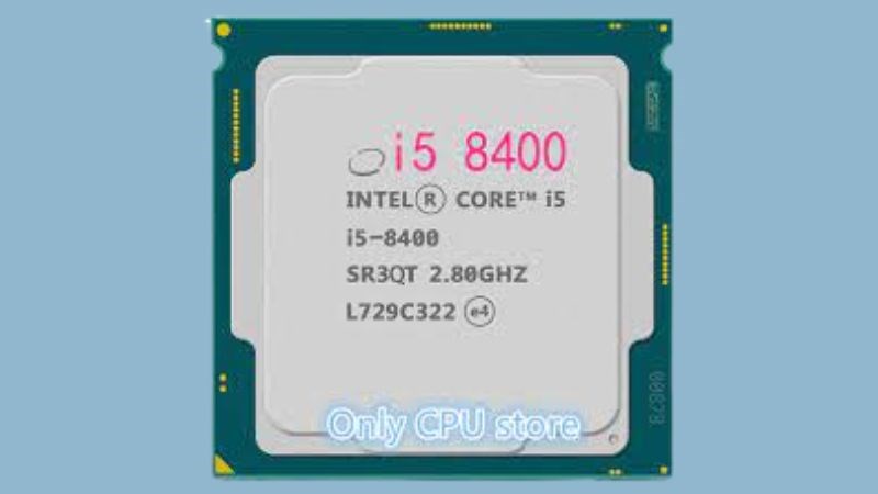 Cận cảnh chip Intel Core i5 8400H