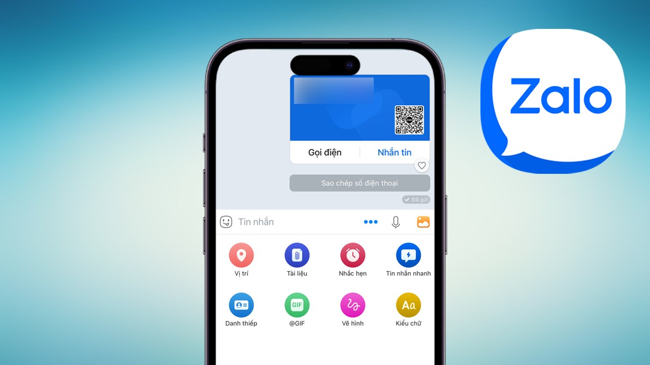 Cách gửi danh thiếp trên Zalo