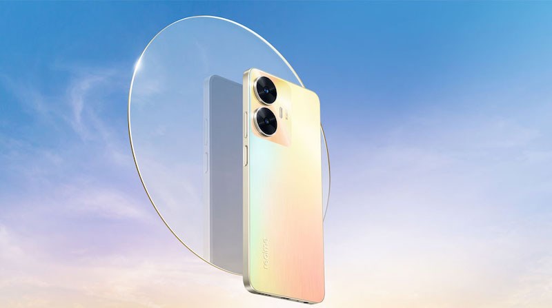 Realme C55 c&oacute; thiết kế ph&ugrave; hợp thời thương