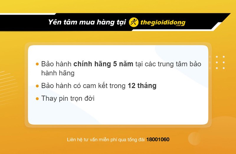 Chính sách bảo hành tại Thế Giới Di Động