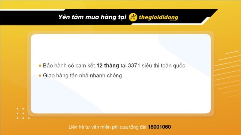 Chính sách bảo hành TGDĐ Chính sách bảo hành TGDĐ