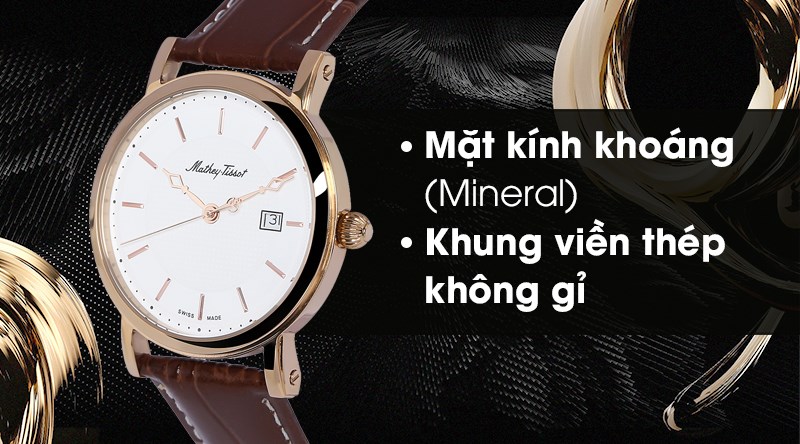 Lớp vỏ đồng hồ được trang bị cứng c&aacute;p