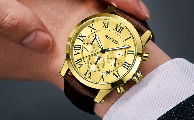 Đồng hồ hỗ trợ lịch ng&agrave;y, bấm giờ thể thao, đồng hồ 24 giờ