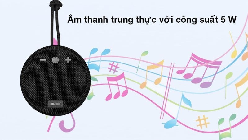 Loa thiết kế tr&ograve;n, tinh tế dễ d&agrave;ng mang theo