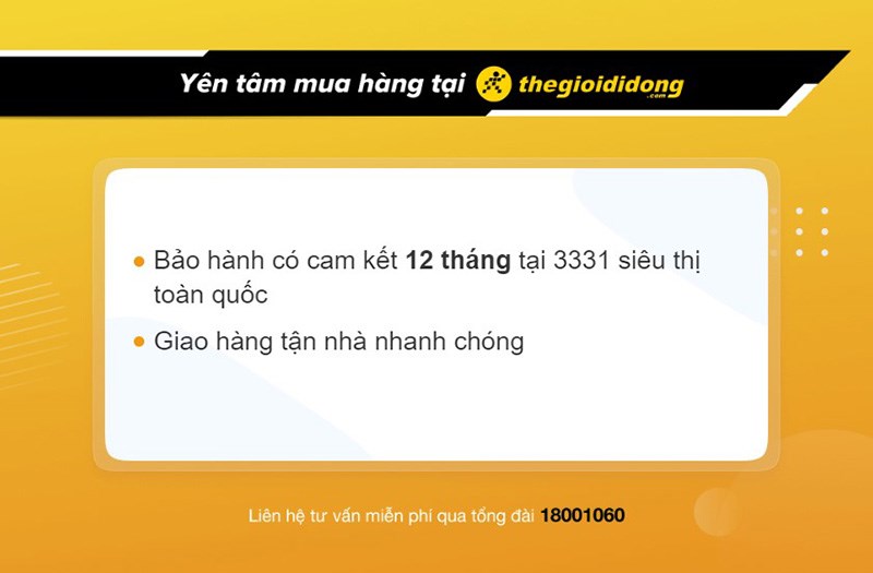 Ch&iacute;nh s&aacute;ch bảo h&agrave;nh phụ kiện tại Thế Giới Di Động