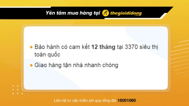 Ch&iacute;nh s&aacute;ch bảo h&agrave;nh tại Thế Giới Di Động