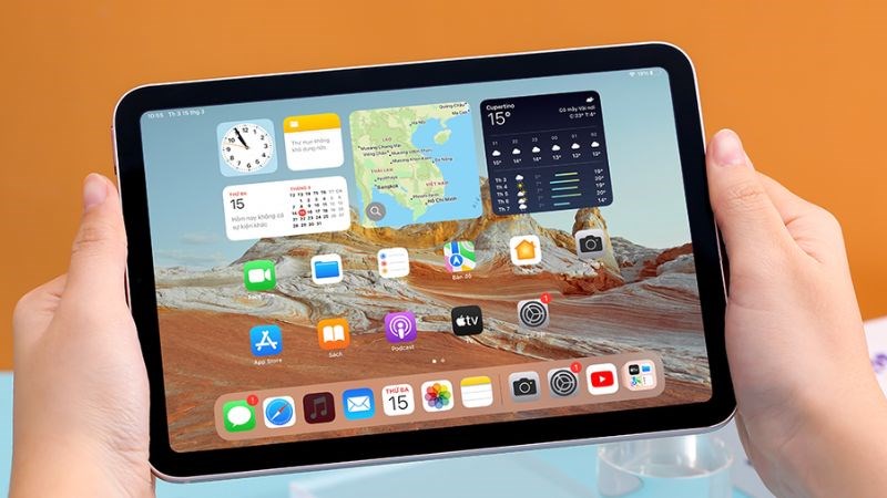 M&aacute;y sử dụng Chipset A15 Bionic mạnh mẽ h&agrave;ng đầu