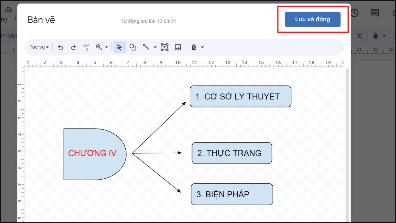 Cách vẽ sơ đồ tư duy trên Google Docs