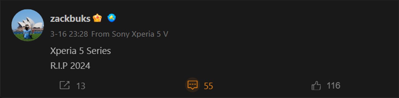 Bài đăng của leaker ZackBuks trên Weibo