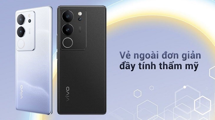 Điện thoại vivo V29 5G sở hữu vẻ ngoài đơn giản, đầy tính thẩm mỹ