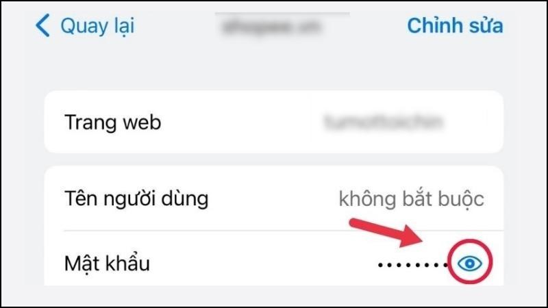 Chọn Chỉnh sửa và thực hiện thay đổi mật khẩu hoặc tên người dùng  Chọn Xong để hoàn tất