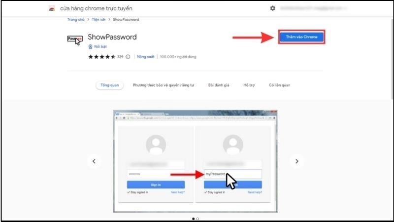 Thêm Show Password vào Google Chrome  Thay đổi các cài đặt hiển thị mật khẩu