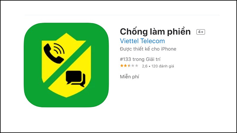 Tải ứng dụng Chống làm phiền về máy