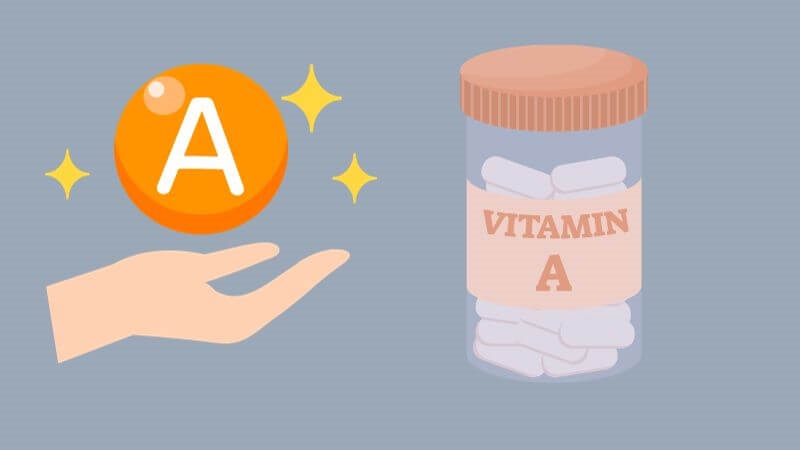 Bổ sung vitamin A để tránh biến chứng liên quan đến mắt