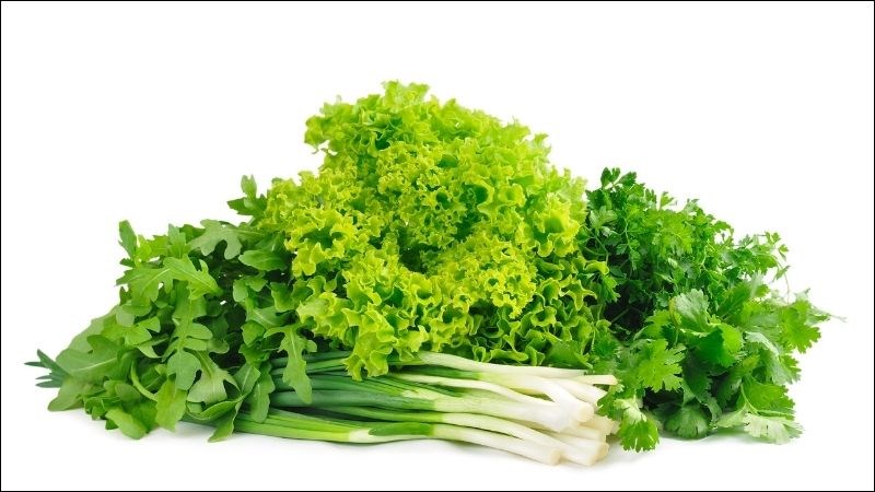 Mẹ bầu 3 tháng cuối nên ăn nhiều rau xanh giúp bổ sung chất xơ