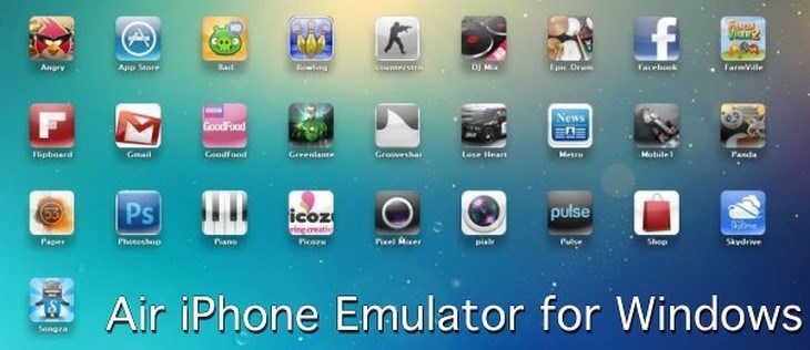 Phần mềm giả lập iOS - Air iPhone Emulator