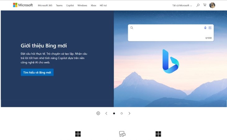 Bạn truy cập vào website Microsoft Store để tải Outlook về máy tính Windown