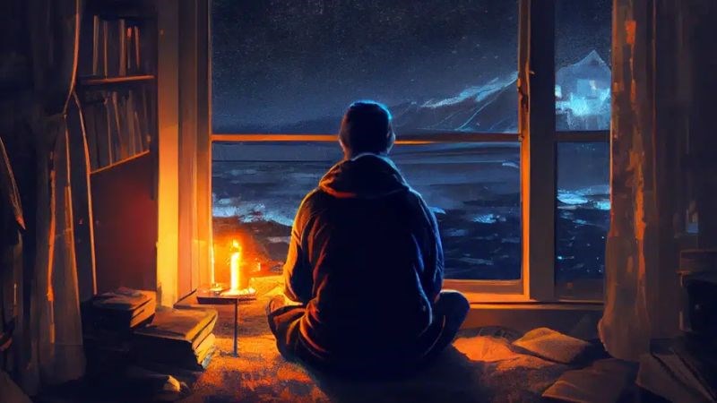 Ngồi thiền trước khi đi ngủ là một thói quen tốt để giải tỏa căng thẳng