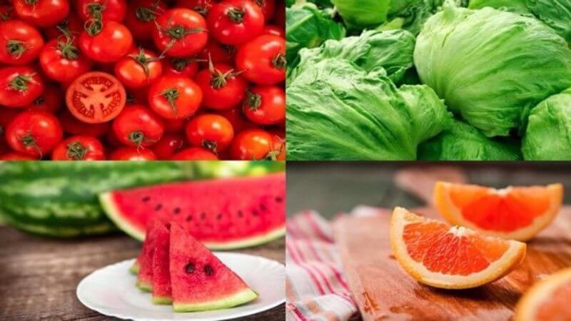 Tăng cường bổ sung thực phẩm như dưa hấu, cam.. vào mùa nắng nóng