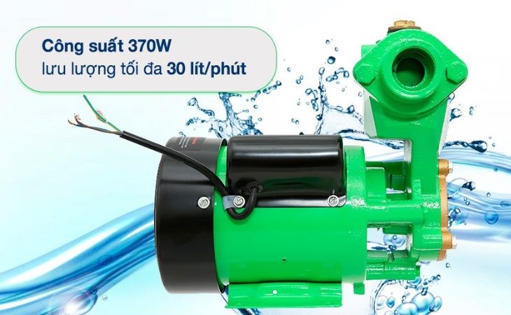 Máy bơm nước chân không Kangaroo KGWP370B 370W được thiết kế với kiểu dáng nhỏ gọn và hiện đại