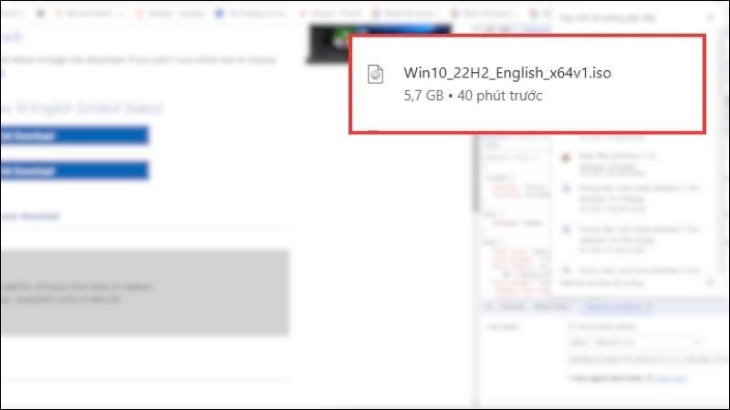 Tải xuống file ISO Win 10 tương ứng với Windows 7 mà bạn đang sử dụng