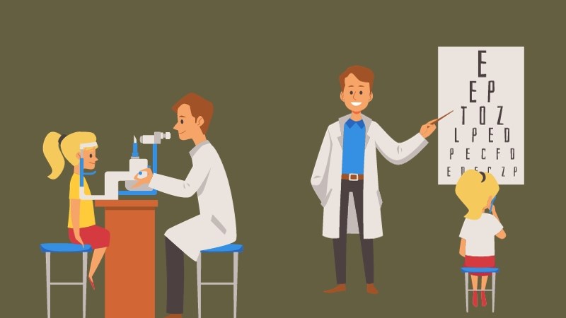 Bố mẹ cần đưa trẻ đi khám mắt định kỳ ít nhất mỗi năm 1 lần