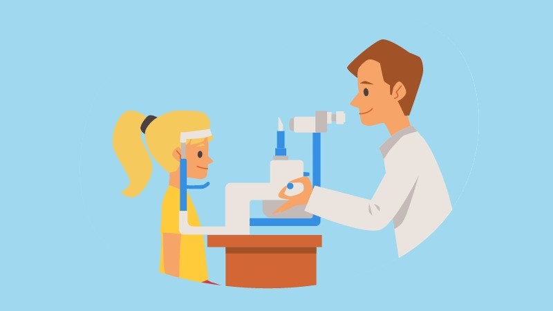 Hãy đưa trẻ đi khám bác sĩ nếu trẻ thường xuyên nhức, mỏi mắt hoặc nhìn mờ