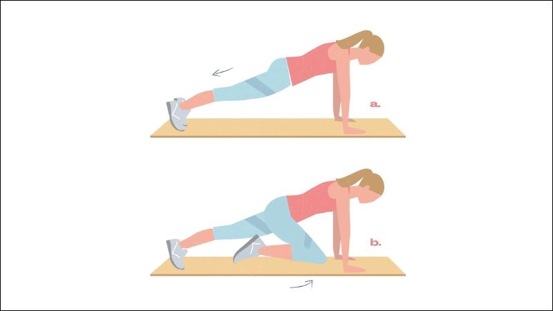 Bài tập plank leo núi có hiệu quả đặc biệt với mỡ vùng eo và bụng