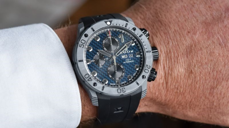 Đồng hồ Edox nam với thiết kế sang trọng