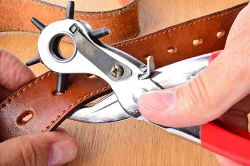 Dụng cụ bấm lỗ d&acirc;y đồng hồ da, cao su